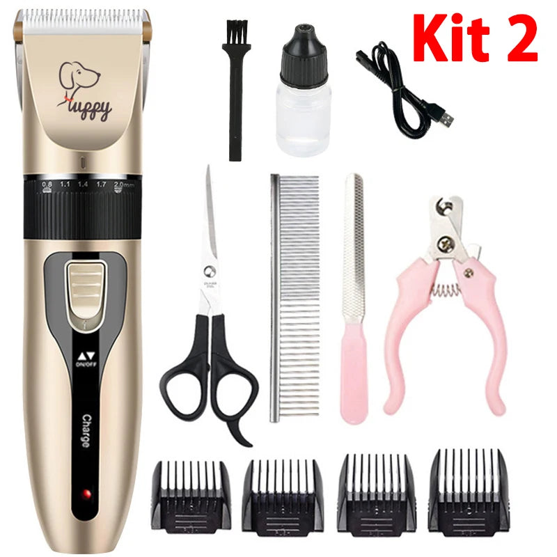 GroomEase Pro™ Pet Clipper Kit