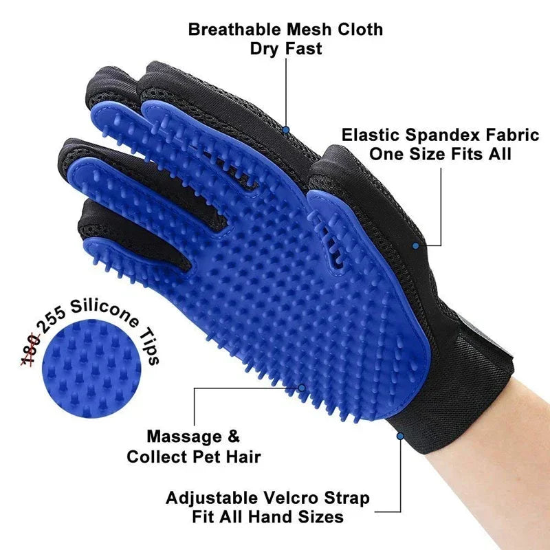 Gentle Grooming & Bathing GlovesTM
