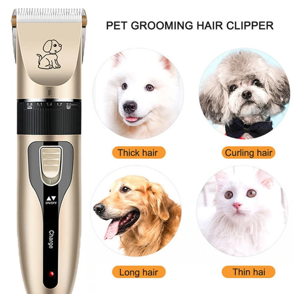 GroomEase Pro™ Pet Clipper Kit