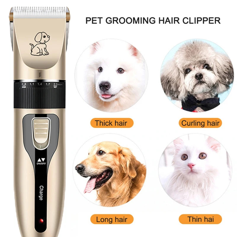 GroomEase Pro™ Pet Clipper Kit