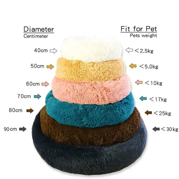 CozyNest™ Round Pet Bed