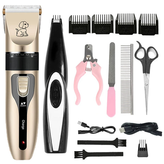 GroomEase Pro™ Pet Clipper Kit